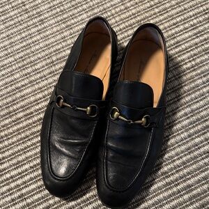 Marco Moretti Black Leather Loafers